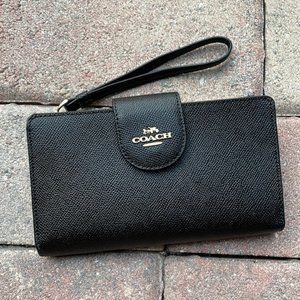 Coach Tech Wallet Black